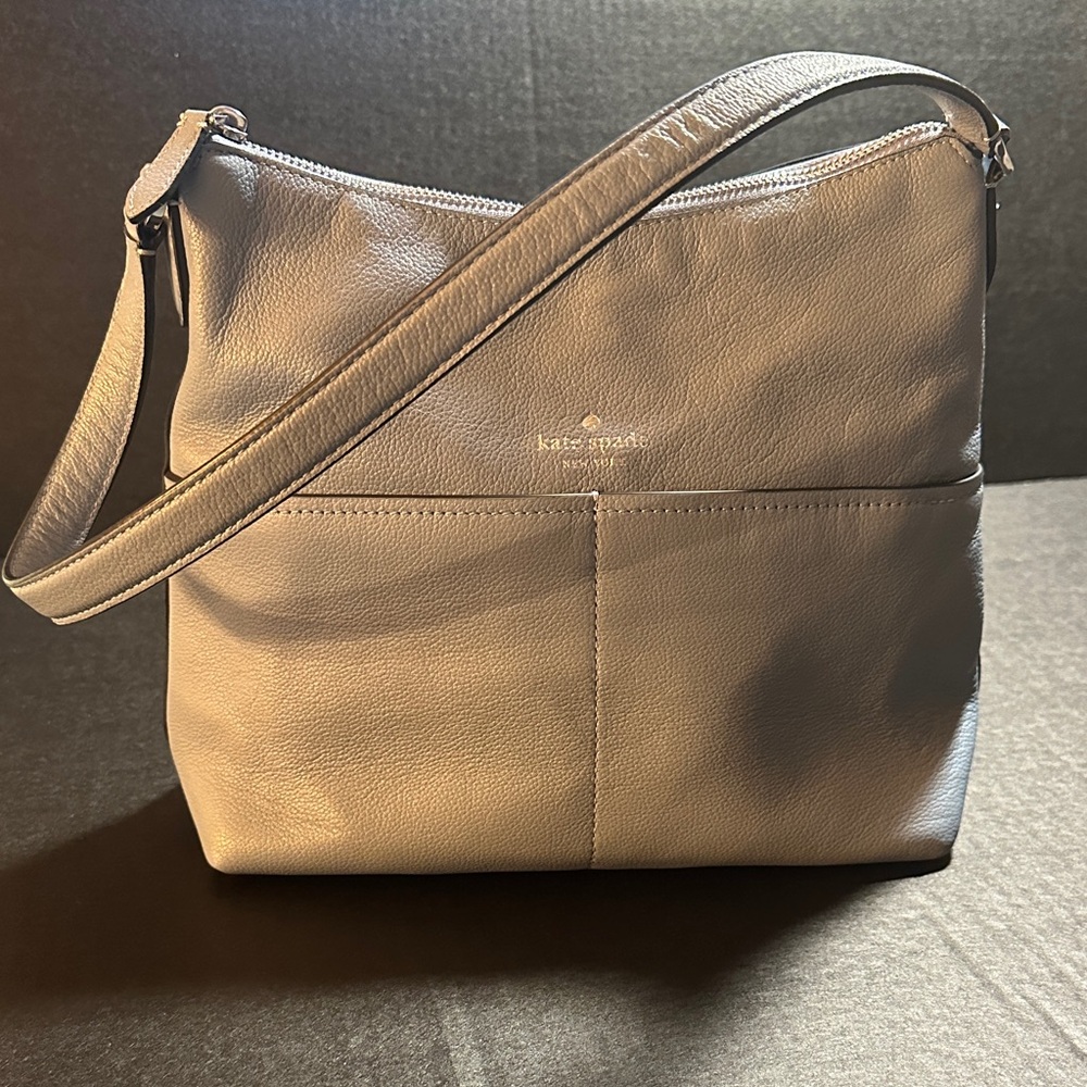 Kate Spade light blue Bailey Leather Shoulder Bag